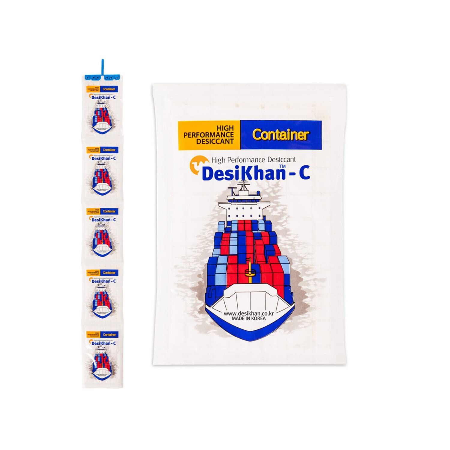 High-Performance Dehumidifier Desiccant for Shipping Containers - 5-Pack with 450% Moisture Absorption | Ideal for Cargo Storage, Boat Cabins & RV Moisture Control