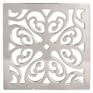 4 Inch Stainless Steel Shower Drain with Hair Catcher - Slip-Resistant Grate for Bathroom, Floor Drain for Showers, Bathtubs & Wet Rooms - Easy Installation & Cleaning