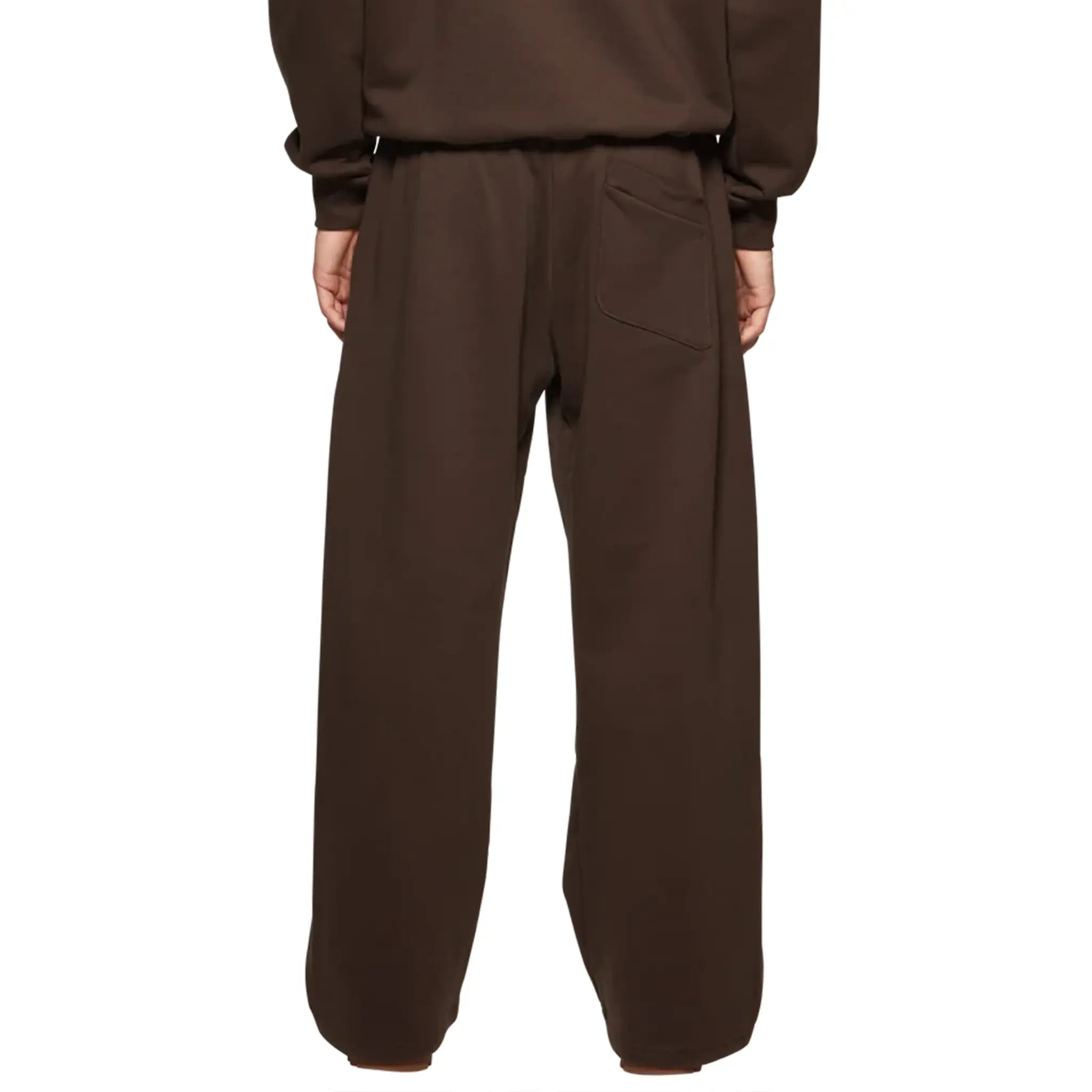 Broken Planet Wide Leg Out of Service Mocha Brown Sweatpants - Women's High Waist Lounge Pants for Yoga, Running & Casual Wear