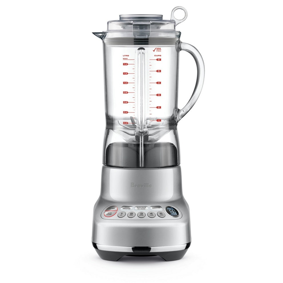 Breville The Fresh and Furious Kinetic Blender - High-Speed 1800W Silver Countertop Blender for Smoothies, Soups & Nut Butters - Perfect for Home Kitchens & Healthy Lifestyles