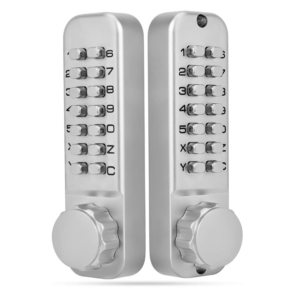 Digits Mini Mechanical Code Lock - Secure Keyless Entry for Doors, Gates & Cabinets - Durable Garage, Hotel, Office, Studio, Warehouse & File Cabinet Security Lock - Perfect for Home, Business & Storage Facilities