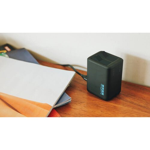 GoPro Dual Battery Charger for HERO13 Black - Fast Charging with 2 Slots - Perfect for Travel, Vlogging & Outdoor Adventures