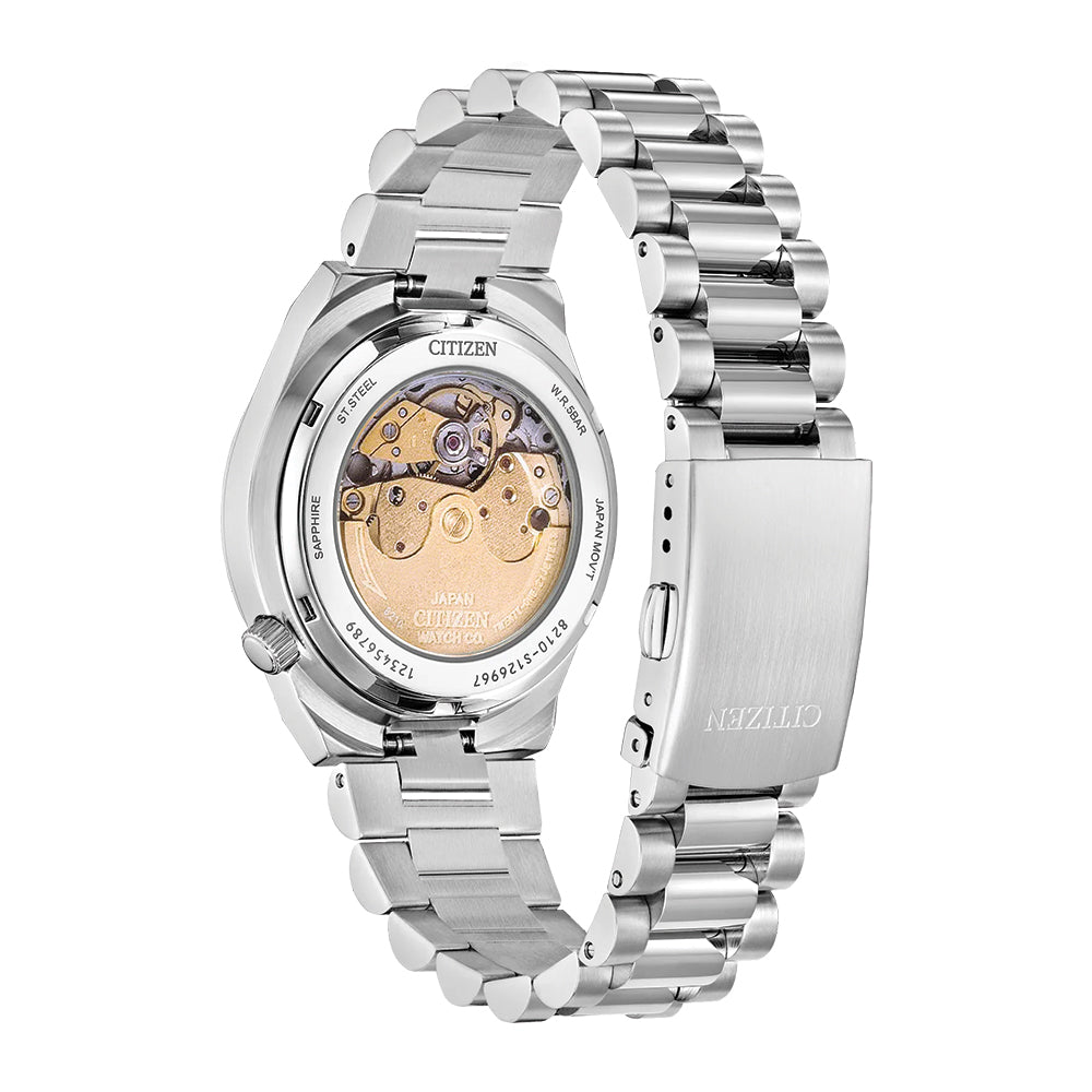 Seiko Tsuyosa Automatic 37mm Watch - Pastel Pink Dial & Stainless Steel Bracelet | Elegant Dress Watch for Women, Office Wear & Special Occasions