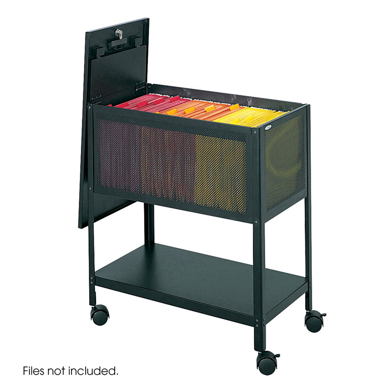 Black Mesh Tub File Organizer - Durable Storage for Office, Home & School Documents | Perfect for Filing, Sorting & Organizing Papers