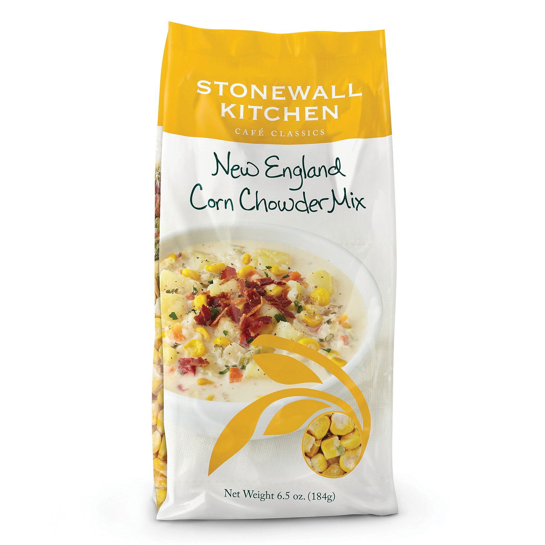 Stonewall Kitchen New England Corn Chowder Mix - 6.5 oz | Premium Soup Mix for Easy Homemade Chowder | Perfect for Cozy Dinners & Fall Comfort Food