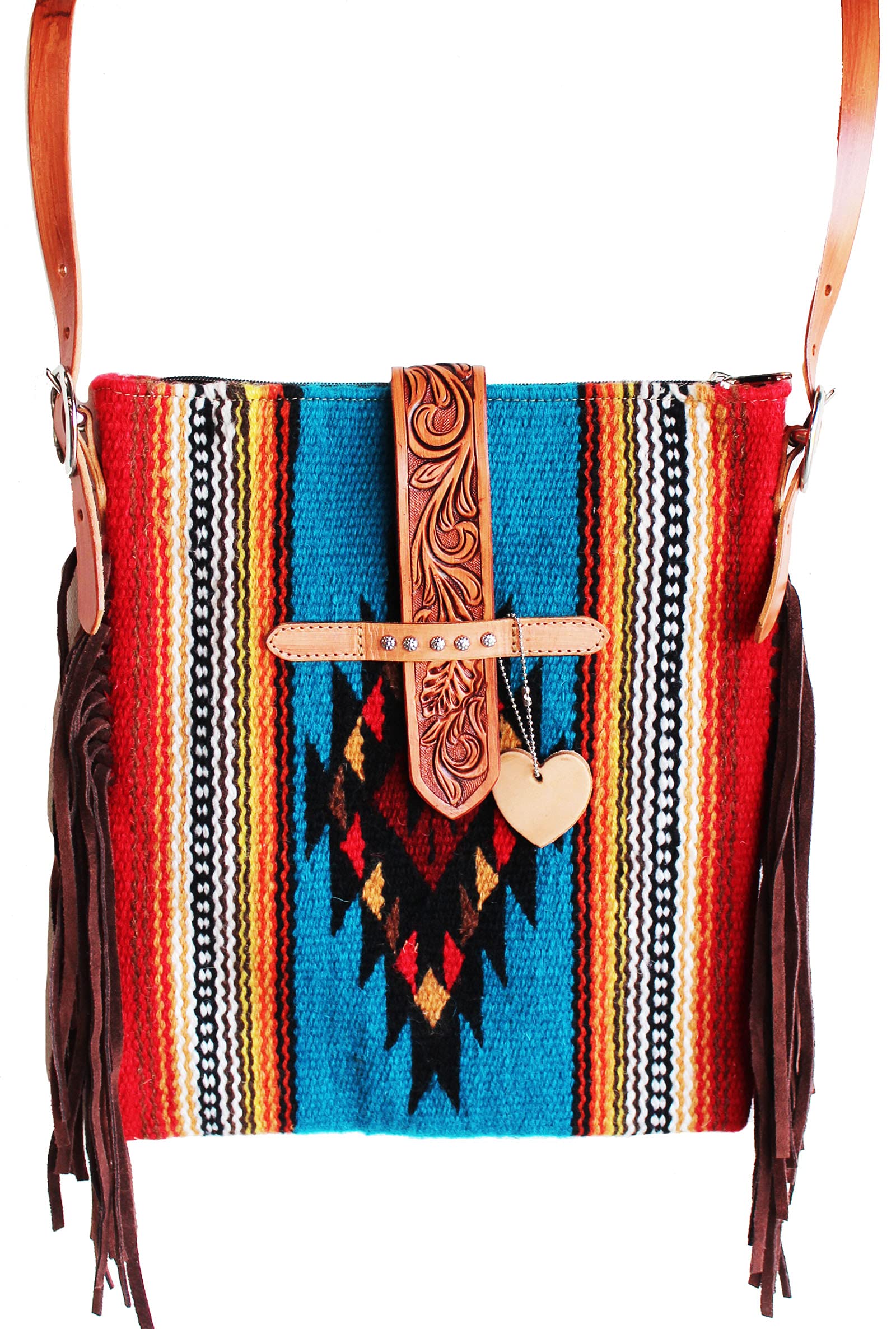 Challenger Women's Western Handwoven Wool Cowgirl Handbag - Stylish Rodeo Shoulder Purse & Tote Bag 10315 | Perfect for Country Concerts, Rodeo Events & Western Fashion Outfits