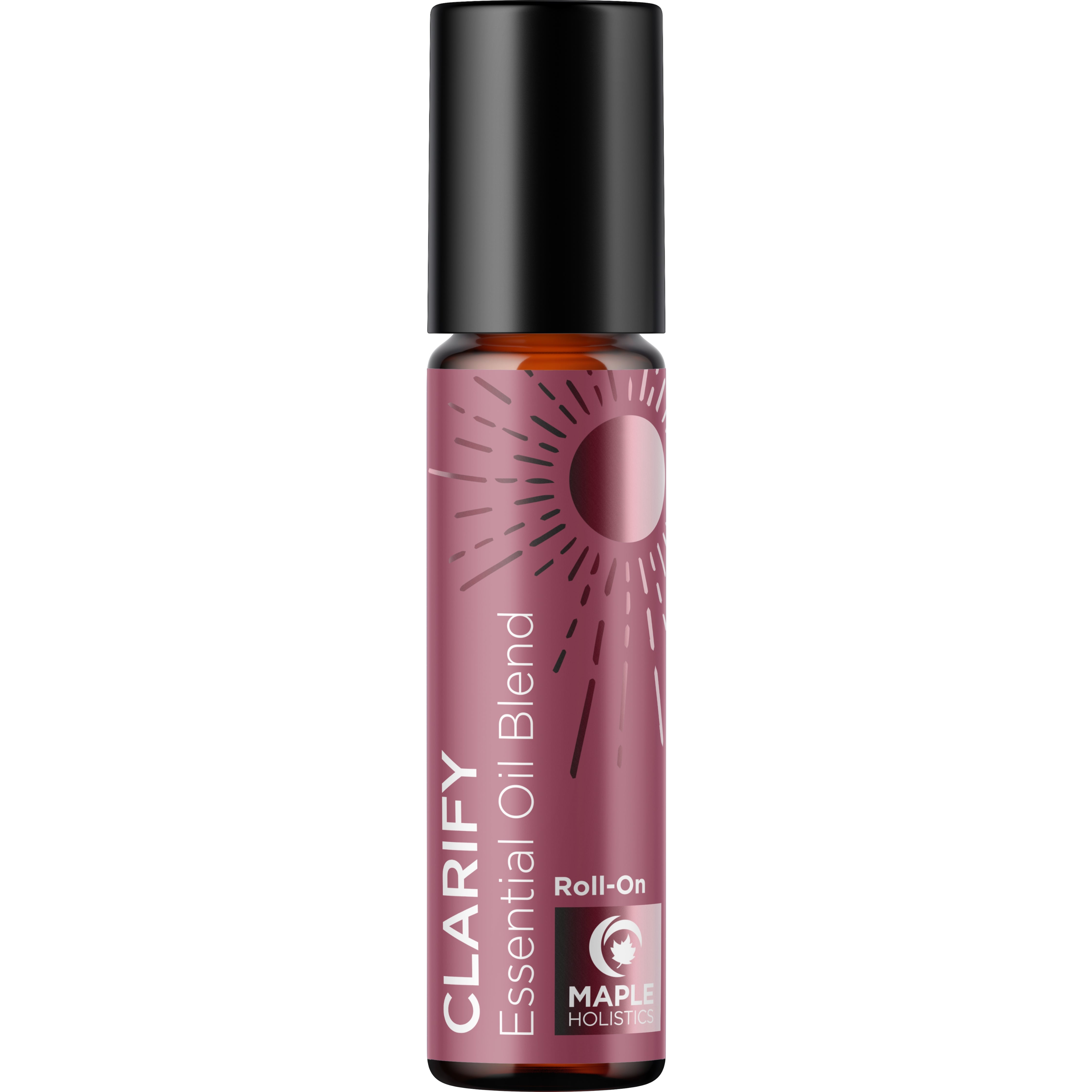 Clarify Essential Oil Blend Roll On - 100% Pure Aromatherapy for Focus & Mental Clarity - Perfect for Meditation, Yoga & Stress Relief