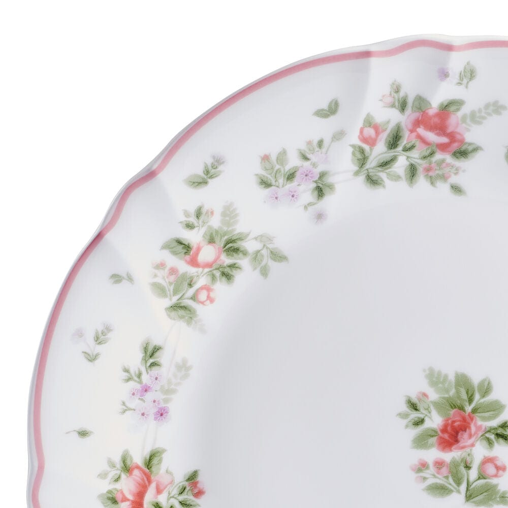 Stylish Set of 4 Ceramic Dinner Plates - Elegant Tableware for Family Meals, Dinner Parties & Home Decor