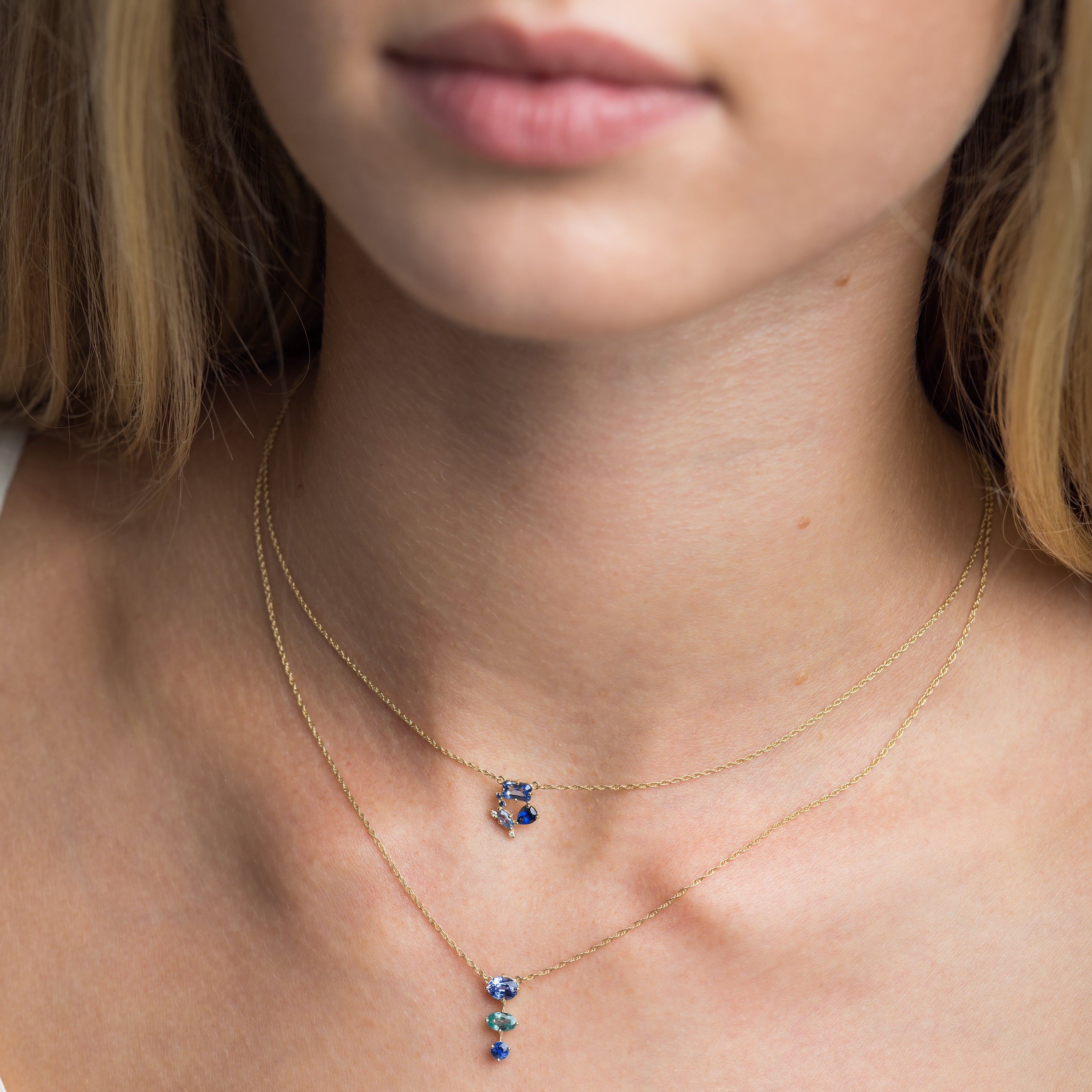 Droplet Necklace for Women - Elegant Water Drop Pendant Jewelry for Everyday Wear & Special Occasions