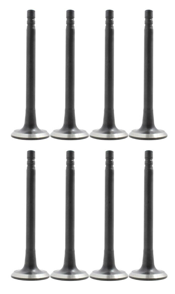 Chevy Small Block Exhaust Valves Set - 8 Pack with 3/8