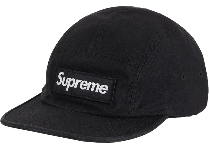 Supreme Military Camp Cap (SS20) - Black Army Hat for Men & Women - Stylish & Durable Outdoor Baseball Cap for Hiking, Camping & Streetwear Fashion