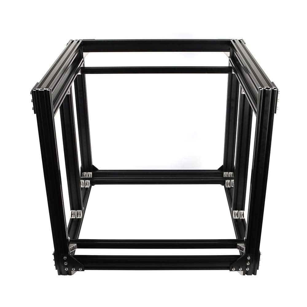 XIAOMINDIAN Black Aluminum 2040 Profile Extrusion BLV MGN Cube Frame Kit for DIY CR10 3D Printer - 365MM Z Height Upgrade - High Precision Printer Parts for Home & Workshop 3D Printing Projects