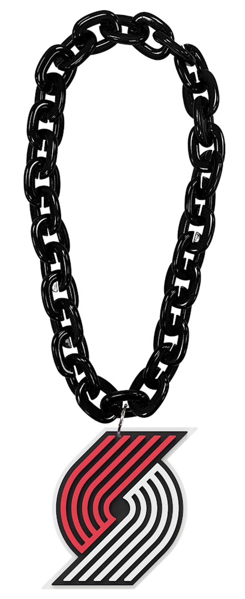 Aminco Portland Trail Blazers Fan Chain - Black NBA Basketball Team Jewelry for Men & Women | Perfect for Games, Parties & Fan Gifts