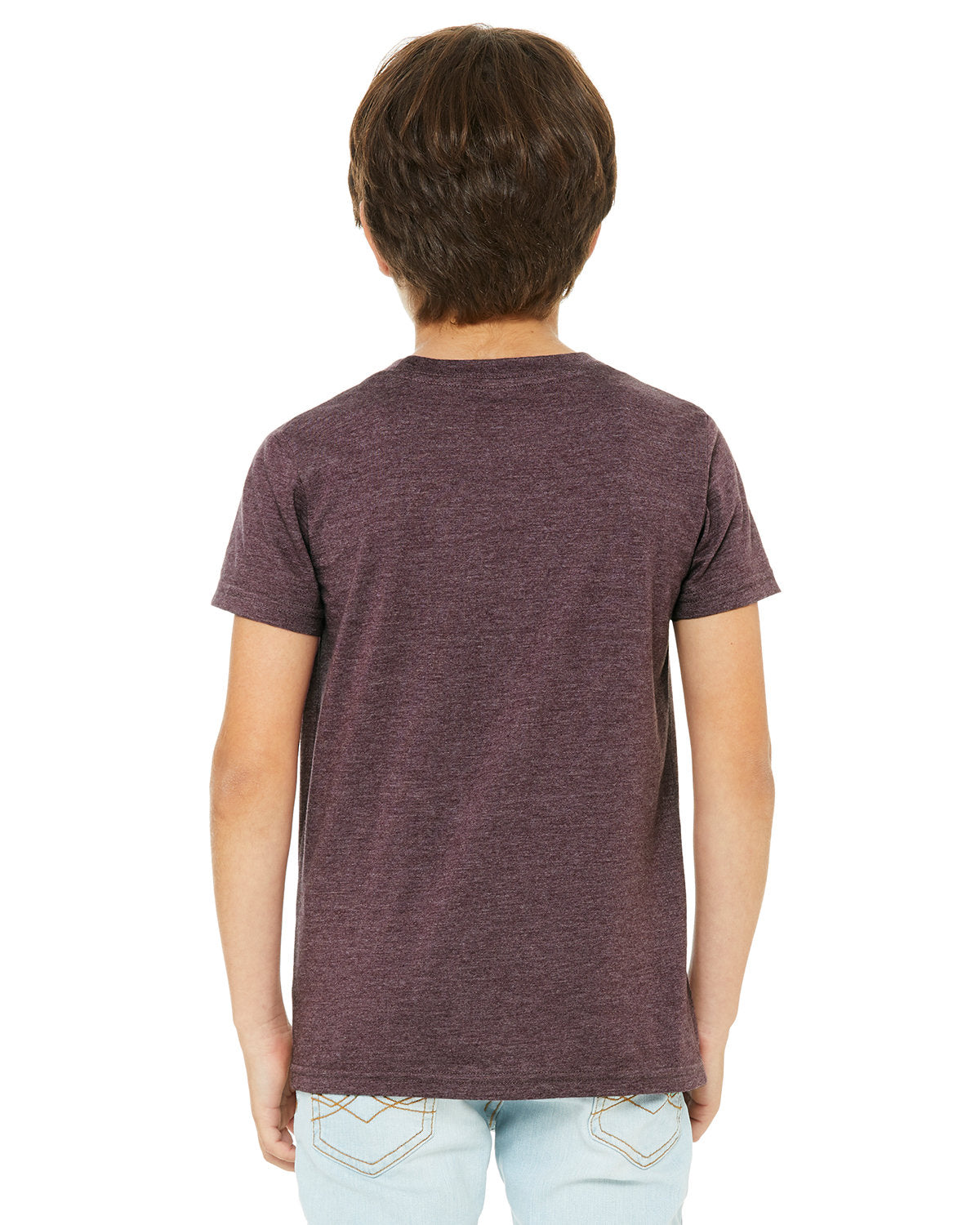Bella + Canvas 3001Y Youth Short Sleeve T-Shirt - Soft Cotton Jersey Tee for Kids - Perfect for School, Sports & Everyday Wear