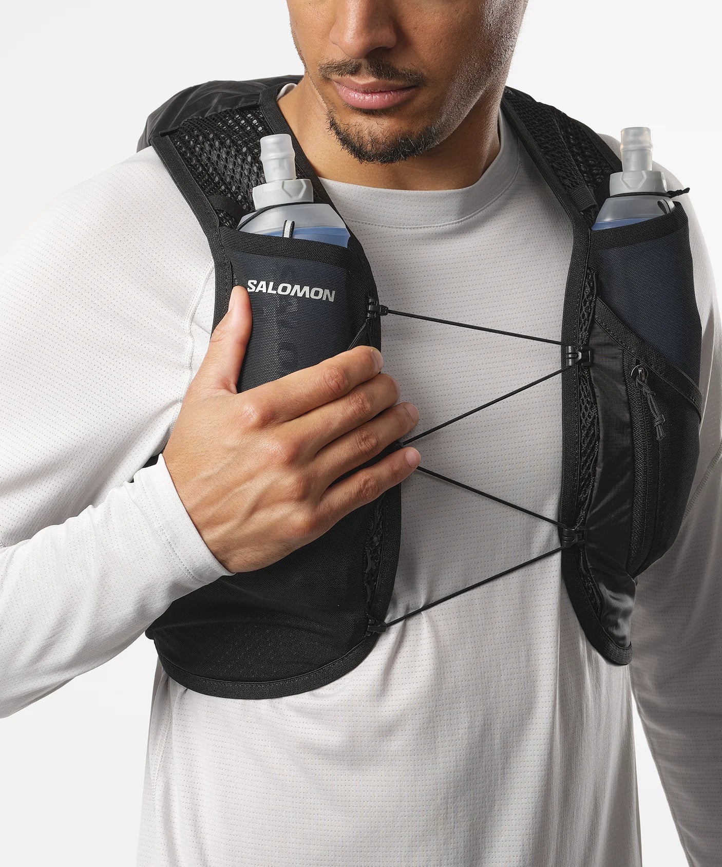 Active Skin 8 Running Hydration Vest with Included Water Flasks - Perfect for Trail Running, Hiking & Outdoor Adventures
