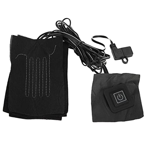 Electric Heating Pads for Winter - 6-in-1 Reusable Heating Pad for Jackets, Vests & Outdoor Camping - Portable USB Heated Blanket for Cold Weather Activities