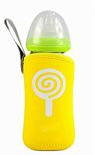 Premium Baby Bottle Warmer - Durable, Drop-Resistant & Fast Heating for Breastmilk & Formula - Perfect for Travel, Home & Daycare Use (Yellow)