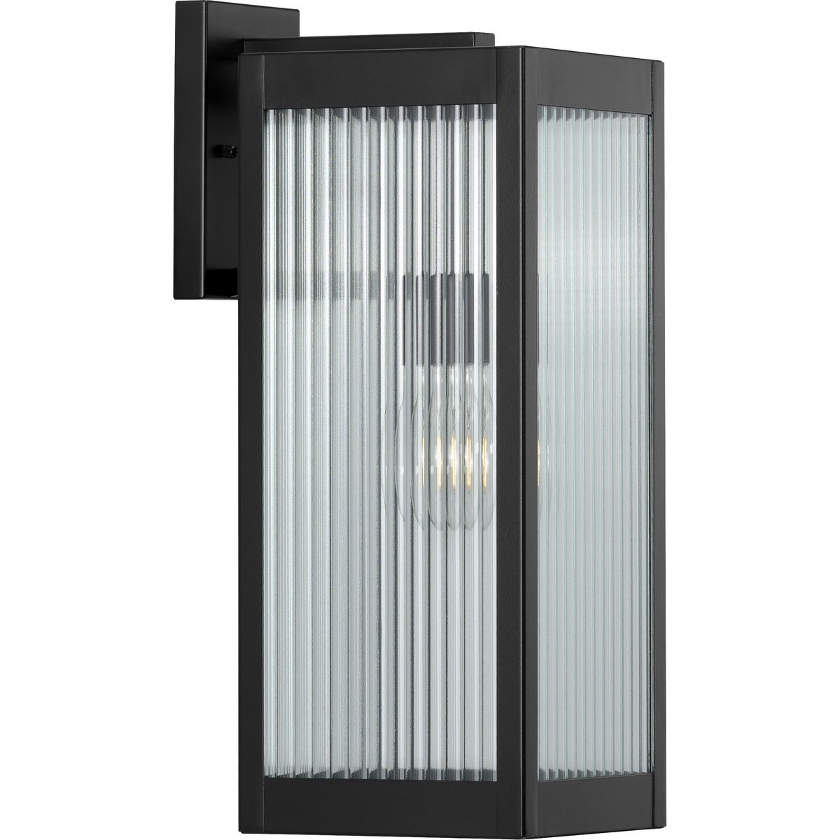 Felton Collection Large Outdoor Wall Lantern - Modern One Light Exterior Sconce for Porch, Patio, Garden & Entryway Lighting