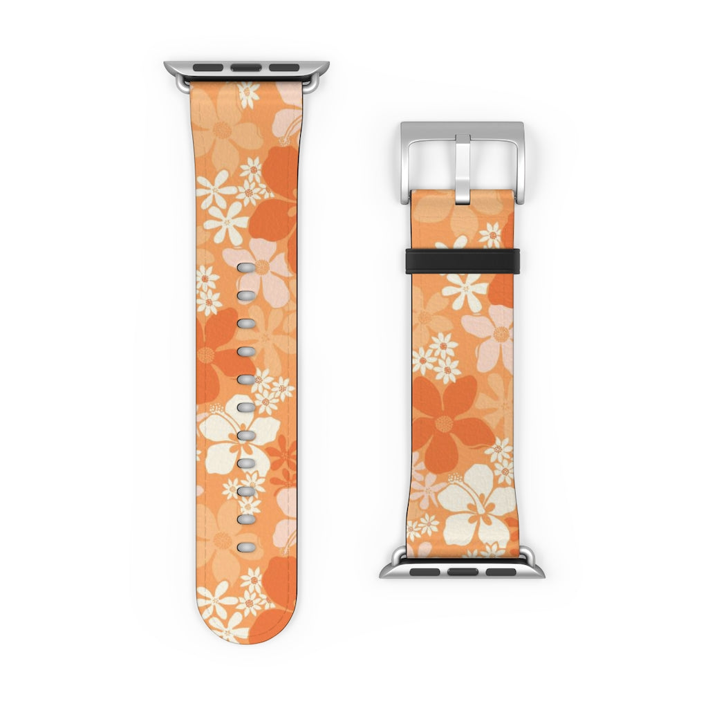 Groovy Pua Watch Band - Durable Silicone Replacement Strap for Apple Watch, Fitbit & Samsung - Perfect for Workouts, Swimming & Everyday Wear