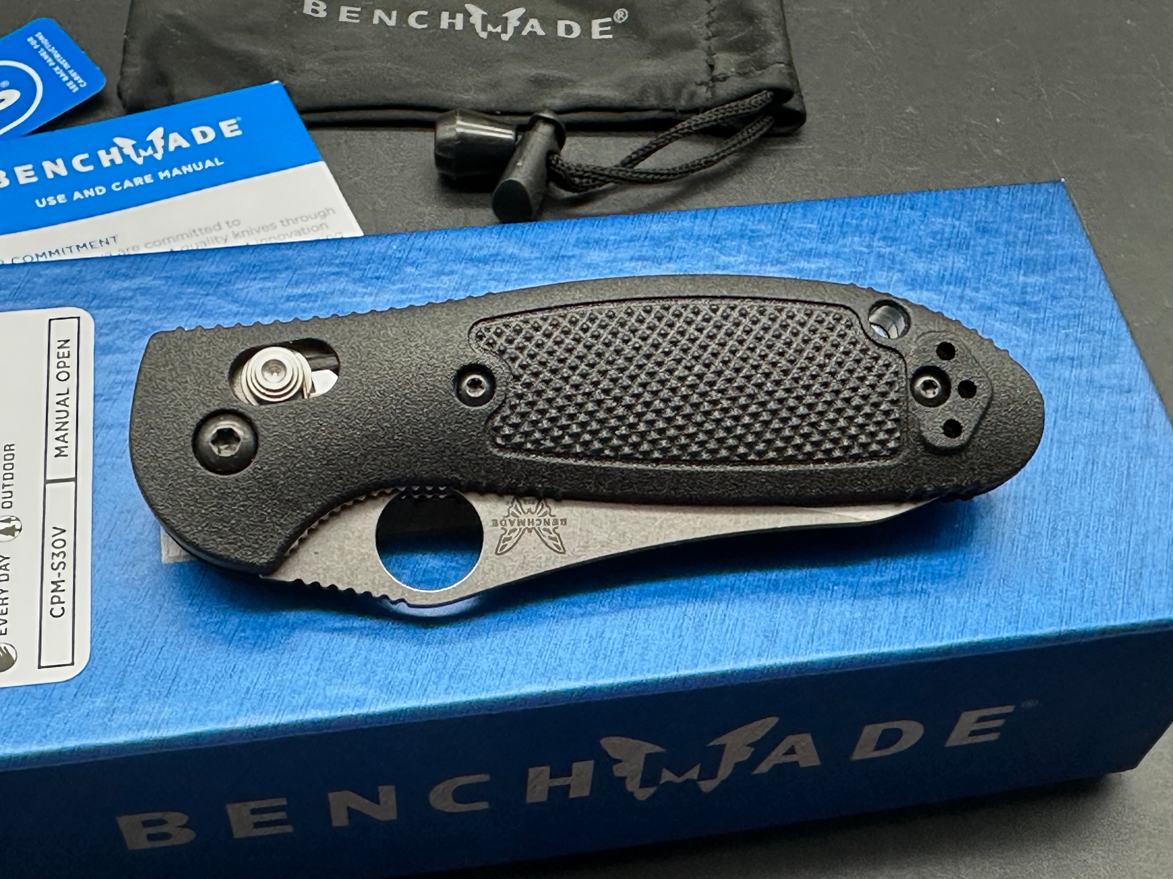 Benchmade Mini Griptilian Folding Knife - 2.91