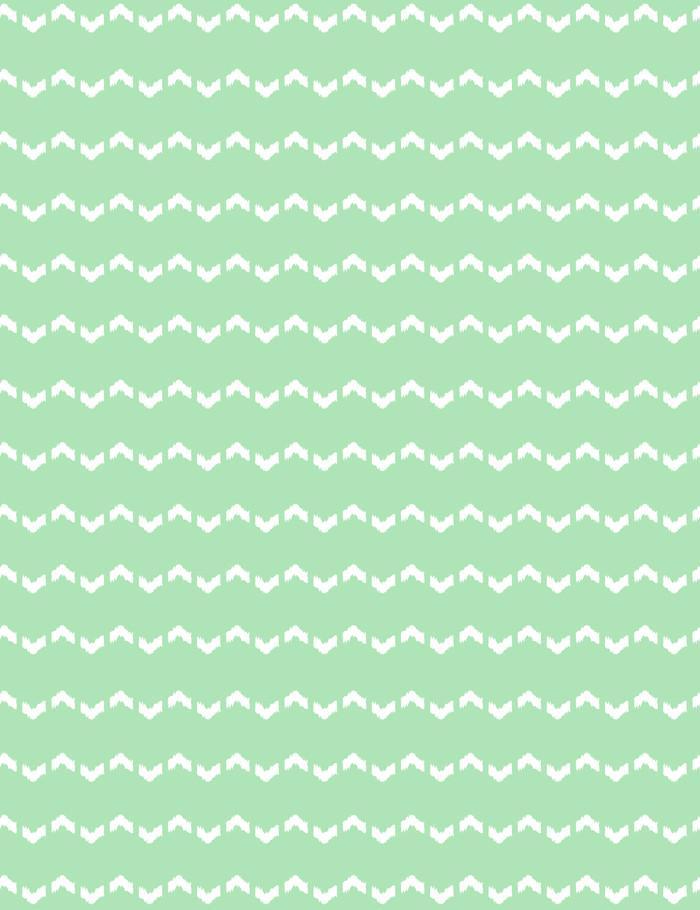 Fes Zag Wallpaper by Wallshoppe - Mermaid Green Peel & Stick Removable Wallpaper - Perfect for Bedroom, Nursery, and Home Office Decor