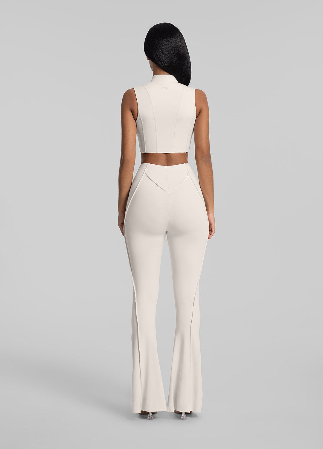 Longline Flare Leggings for Women - High Waisted Yoga Pants with Bootcut Design - Perfect for Yoga, Workouts & Casual Wear