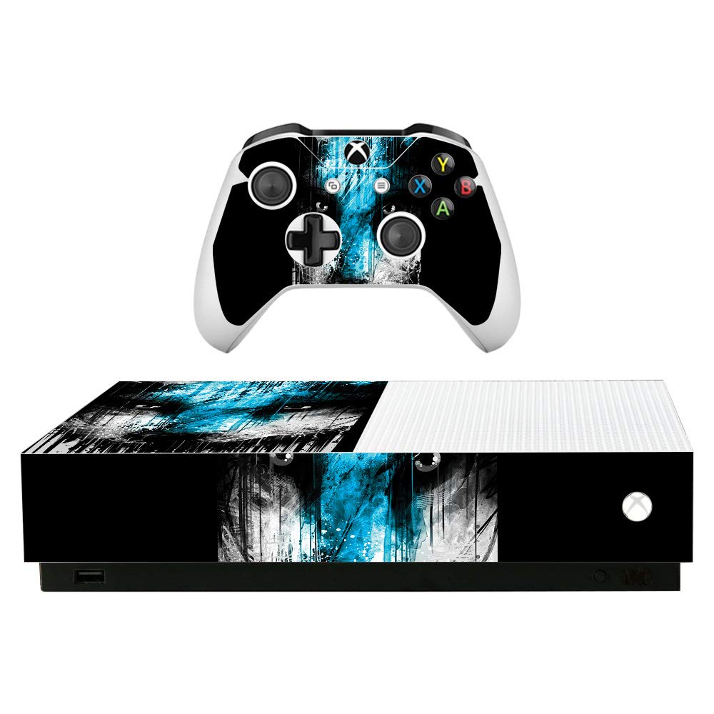 MightySkins Vinyl Skin Wrap for Microsoft Xbox One S All-Digital Edition - Wild Rain Design | Protective & Durable Decal Cover | Easy to Apply & Remove | Made in USA | Perfect for Gaming Setups & Personalized Console Customization