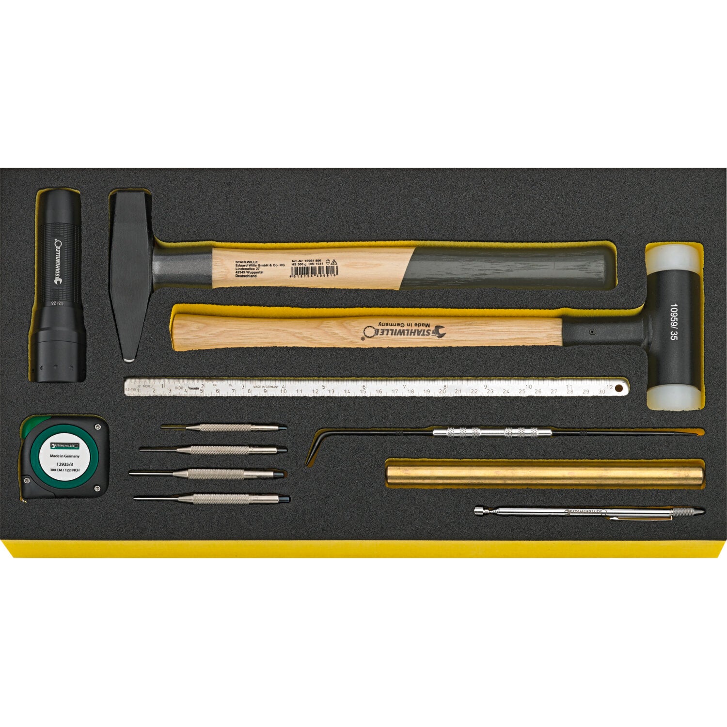 Stahlwille 96831103 Professional Tool Set - High-Quality Assorted Tools for Mechanics & DIY Projects | Perfect for Home Repair, Automotive Work & Workshop Use