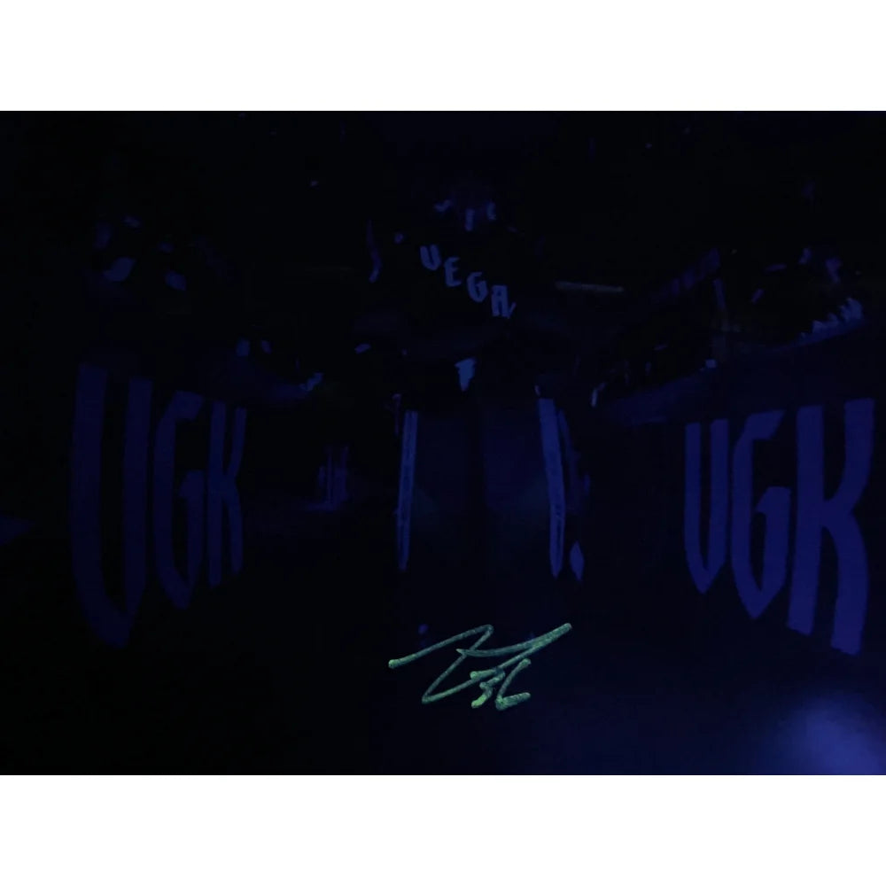 Logan Thompson Vegas Golden Knights Glow in the Dark Signed 11x14 Photo with IGM COA Autograph - Perfect for Hockey Fans, Sports Memorabilia Collectors, and Man Cave Decor