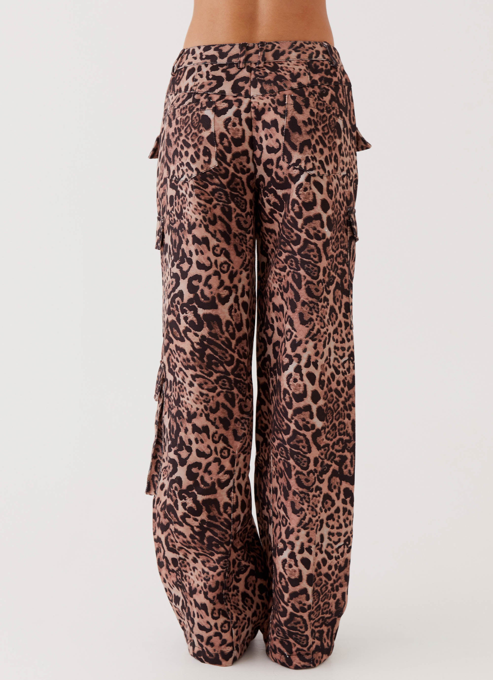 Greedy Cargo Pants for Women - Stylish Leopard Print Joggers with Multiple Pockets | Perfect for Casual Wear, Street Fashion & Outdoor Activities