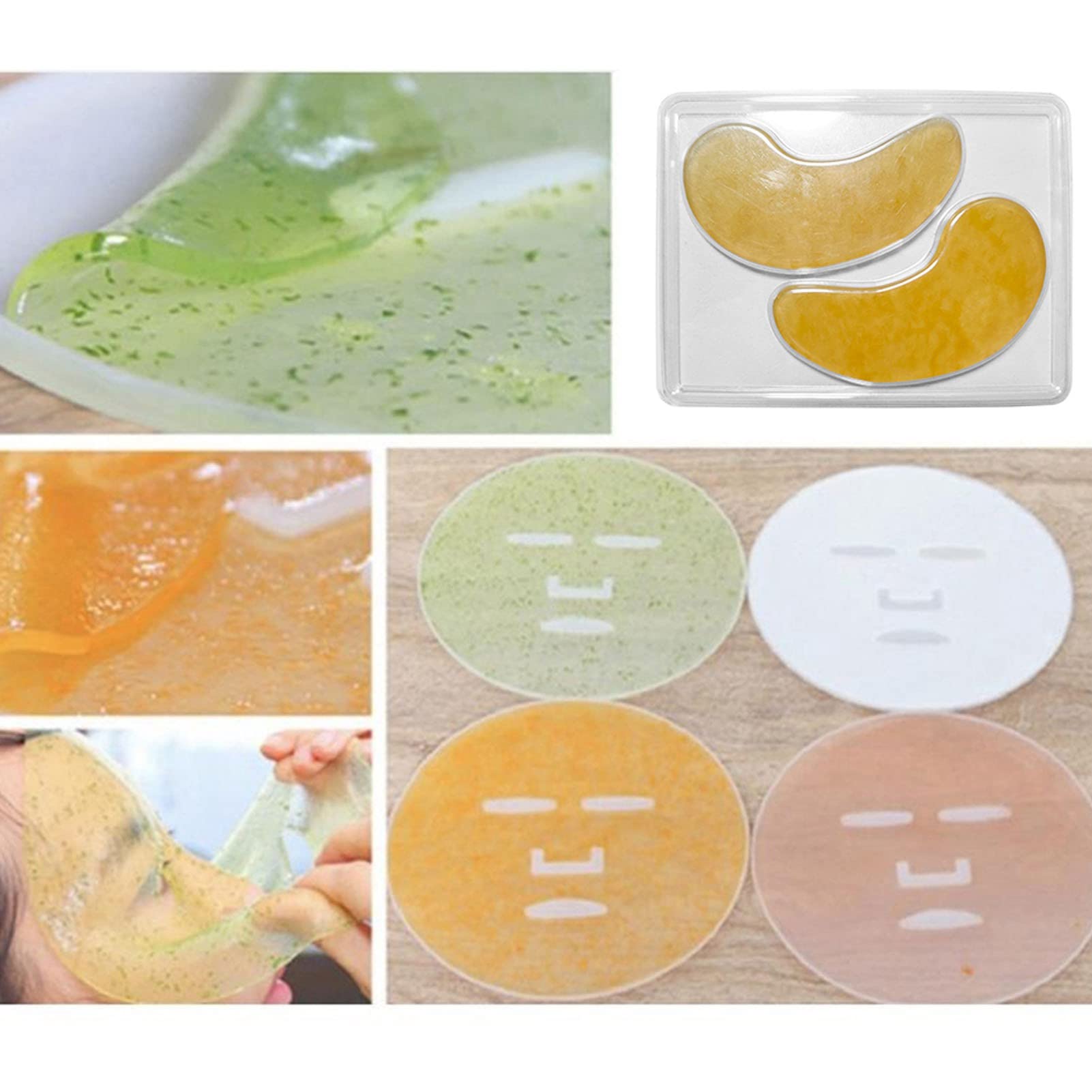 Reusable Silicone Facial Mask Mold Set - DIY Eye Pad Patch Maker for Home & Salon | Perfect for Skincare, Spa Treatments & DIY Beauty