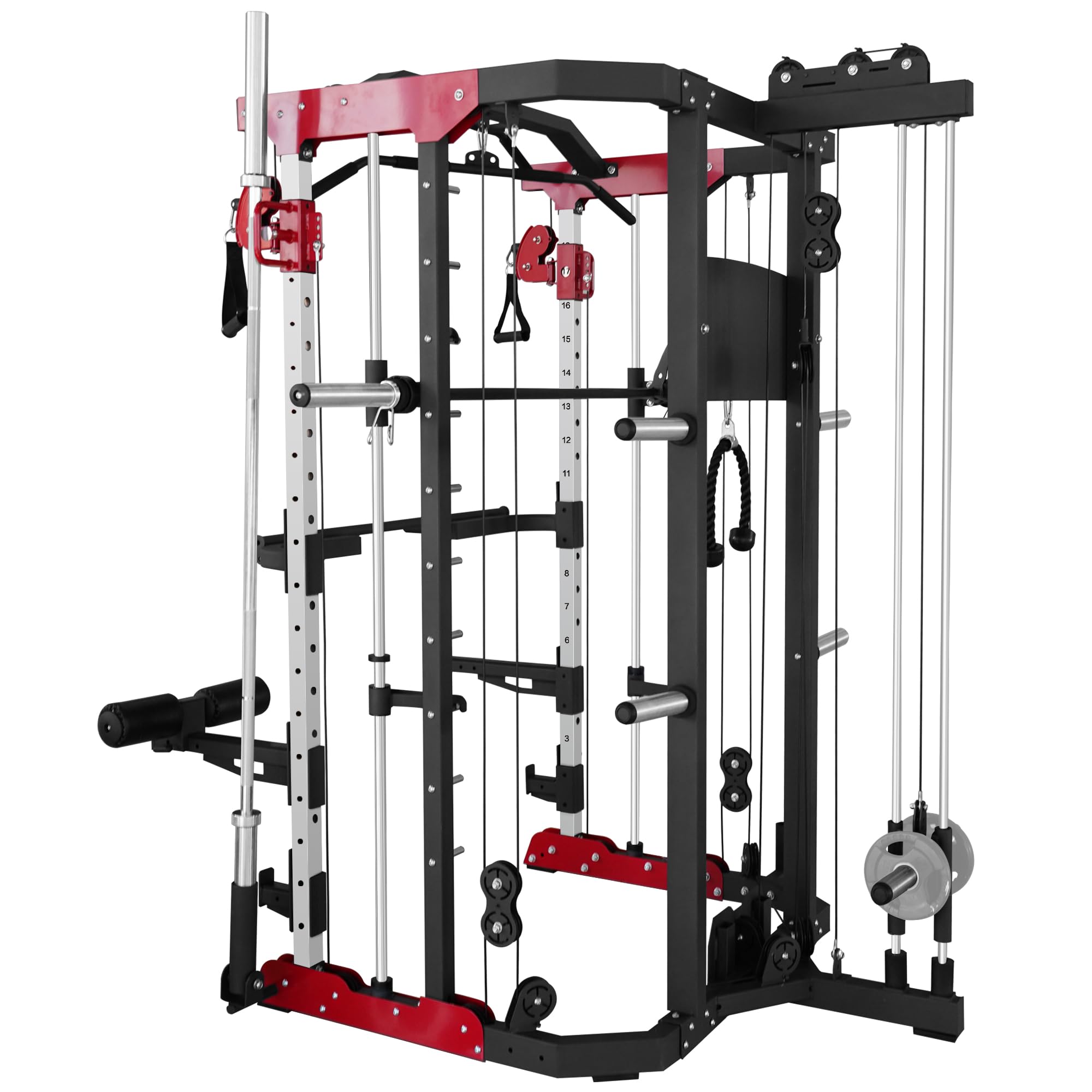 Fitness Dreamer Smith Machine - Heavy Duty Home Gym Equipment for Strength Training & Weightlifting | Perfect for Home Workouts & Commercial Gyms