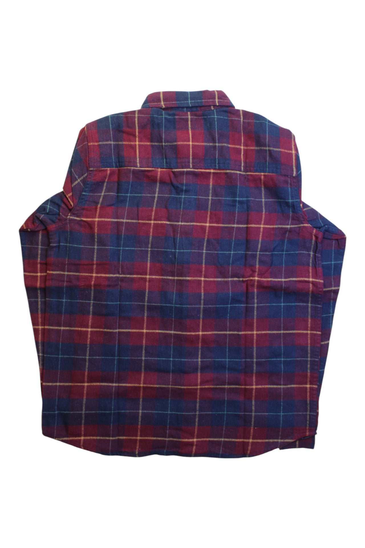 Abercrombie & Fitch Boys' Plaid Long Sleeve Button-Down Shirt Size 14Y - Classic Checkered Flannel for School, Casual Wear & Outdoor Activities