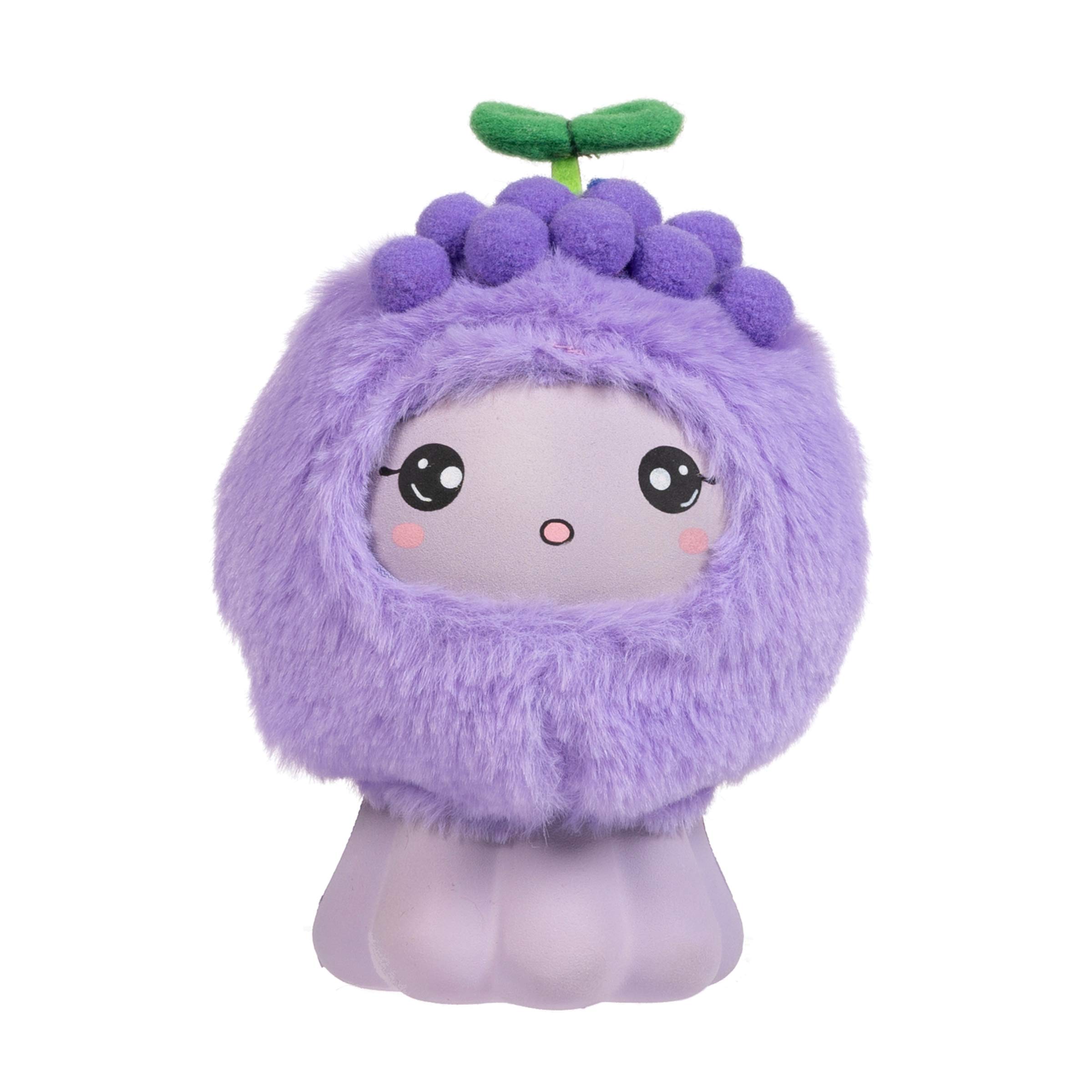 Adora Glow in The Dark Squishy Toy - Jelly Plush Stuffed Animal - Goofy Grape Scented Stress Relief Toy for Kids & Adults - Perfect for Nighttime Play, Sensory Therapy, and Anxiety Relief