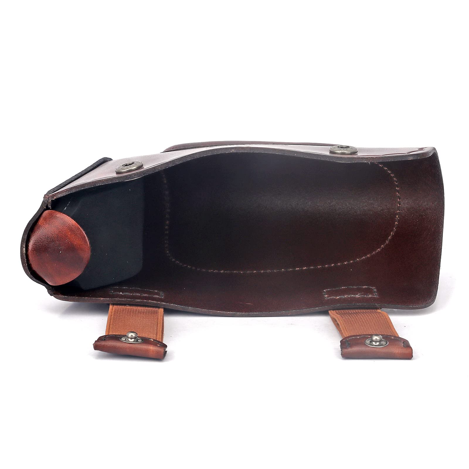 TOURBON Leather Recoil Pad for Rifle & Shotgun - Adjustable Buttstock Cheek Rest Pad (Left/Right Handed) - Perfect for Hunting, Shooting Sports & Range Practice