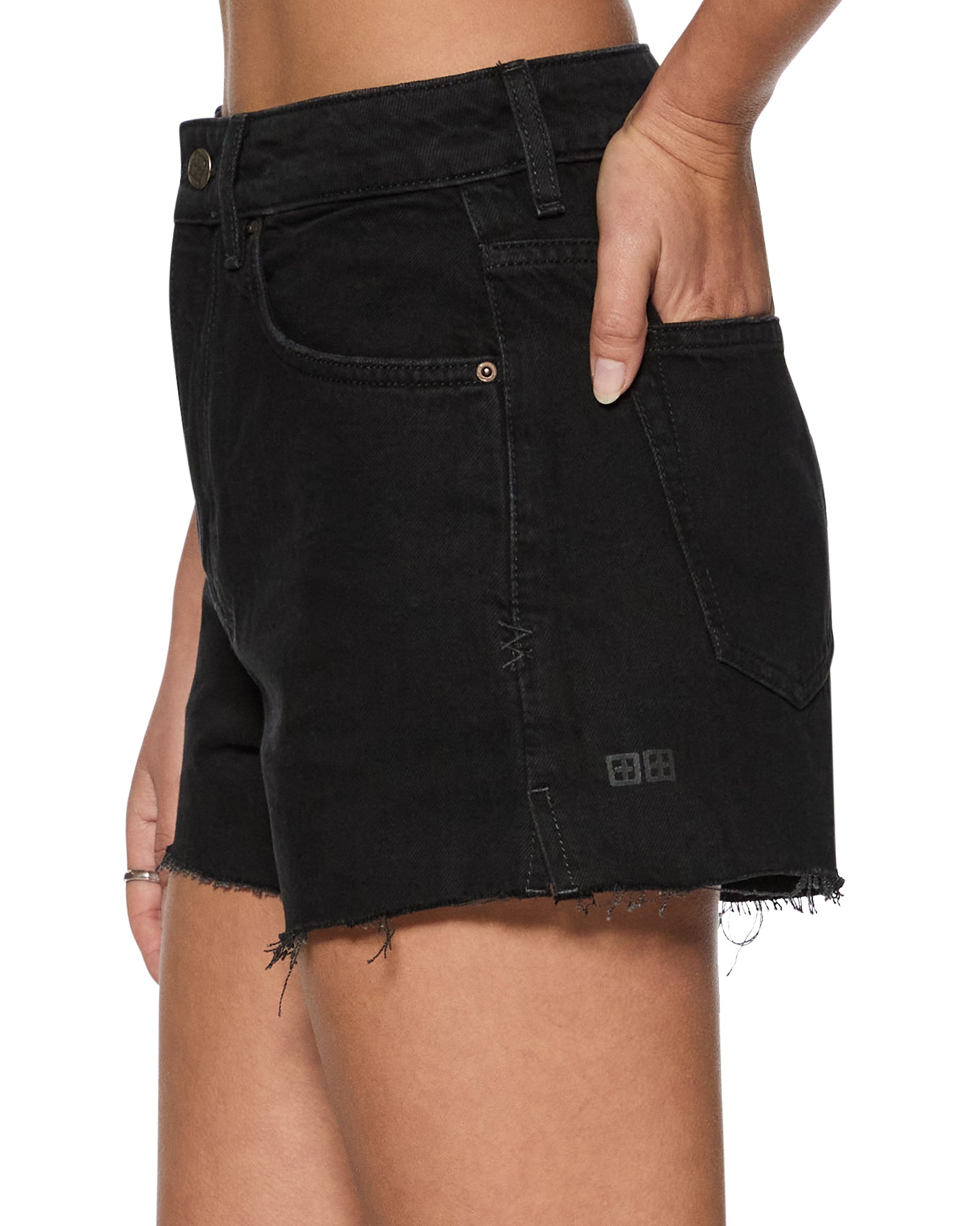 RISE N HI SHORT STEALTH - Premium Women's Shorts for Yoga, Running & Workout - Comfortable & Breathable Activewear for Gym, Pilates & Lounge Wear