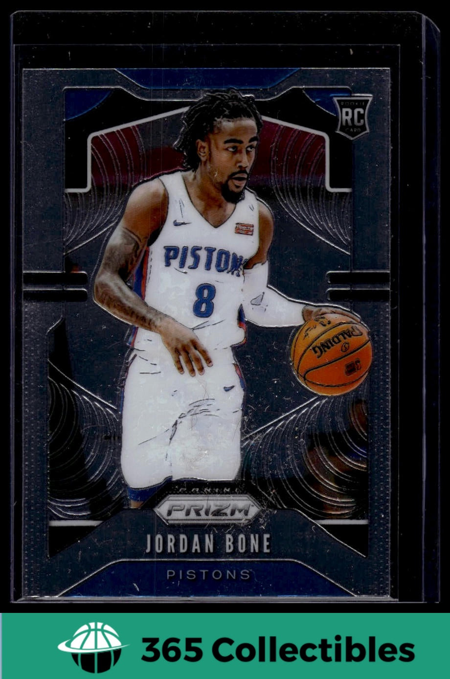 2019-20 Panini Prizm Jordan Bone Rookie Card #291 - Detroit Pistons Basketball Trading Card for Collectors & NBA Fans - Perfect for Sports Memorabilia Collections & Investment