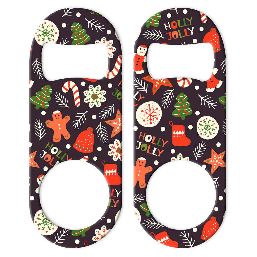 Christmas Themed Mini Bottle Openers - Set of 3 or Single - Perfect for Holiday Parties, Gifts & Home Bar Accessories