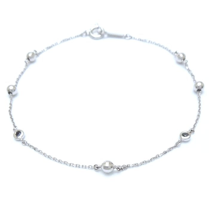 4℃ Blue Stone K18WG Gold Plated Bracelet for Women - Elegant Jewelry Gift for Birthday, Anniversary & Special Occasions