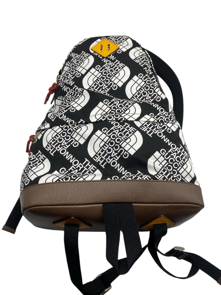 Gucci x The North Face Unisex Waterproof Hiking Backpack - Luxury Designer Travel & Outdoor Adventure Backpack for Men & Women - Perfect for Camping, Travel, and Daily Commute