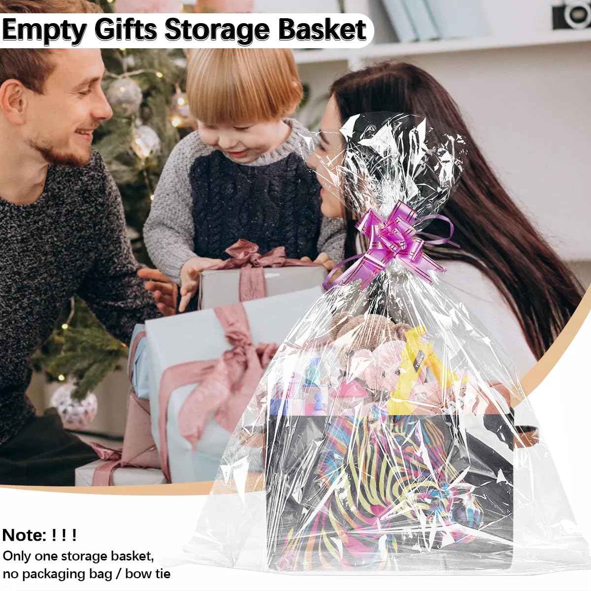 Large Zebra Print Storage Baskets with Handles - 2 Pack Fabric Closet Organizers for Shelves, Collapsible Decorative Bins for Home Organization | Perfect for Clothes, Toys & Bedroom Storage