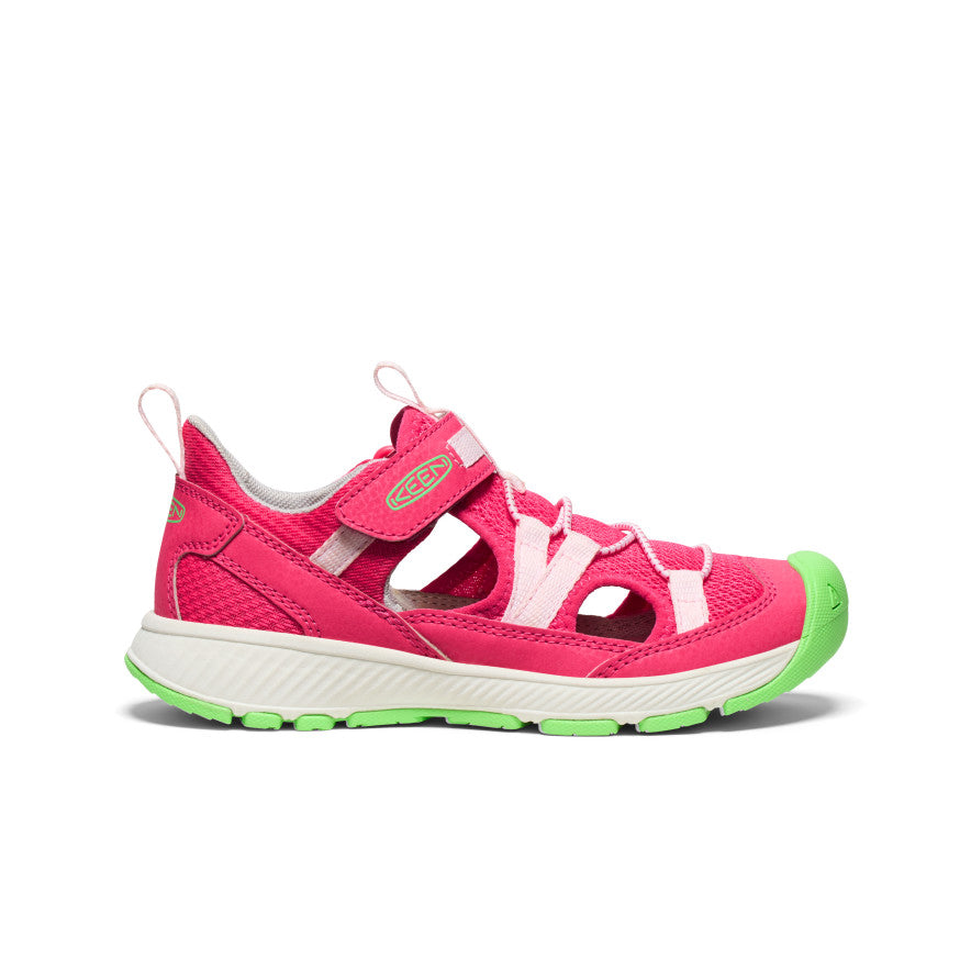 Motozoa Kids' Sandals for Big Kids - Raspberry & Giggle Pink | Comfortable Beach & Pool Shoes for Outdoor Summer Activities