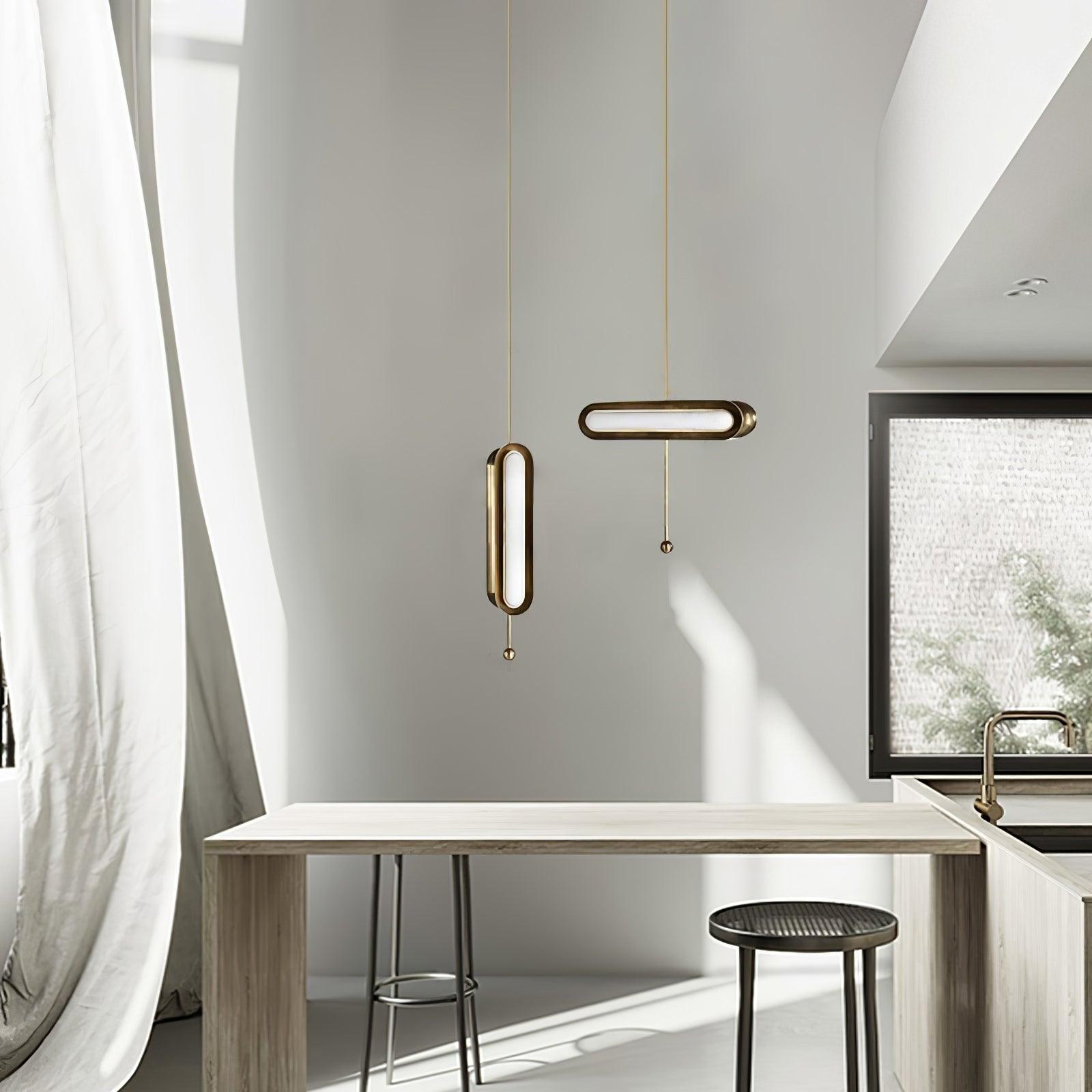 Modern Crystal Capsule Chandelier - Elegant Ceiling Light Fixture for Dining Room, Bedroom & Living Room Decor | Energy Efficient LED Lighting for Home & Office
