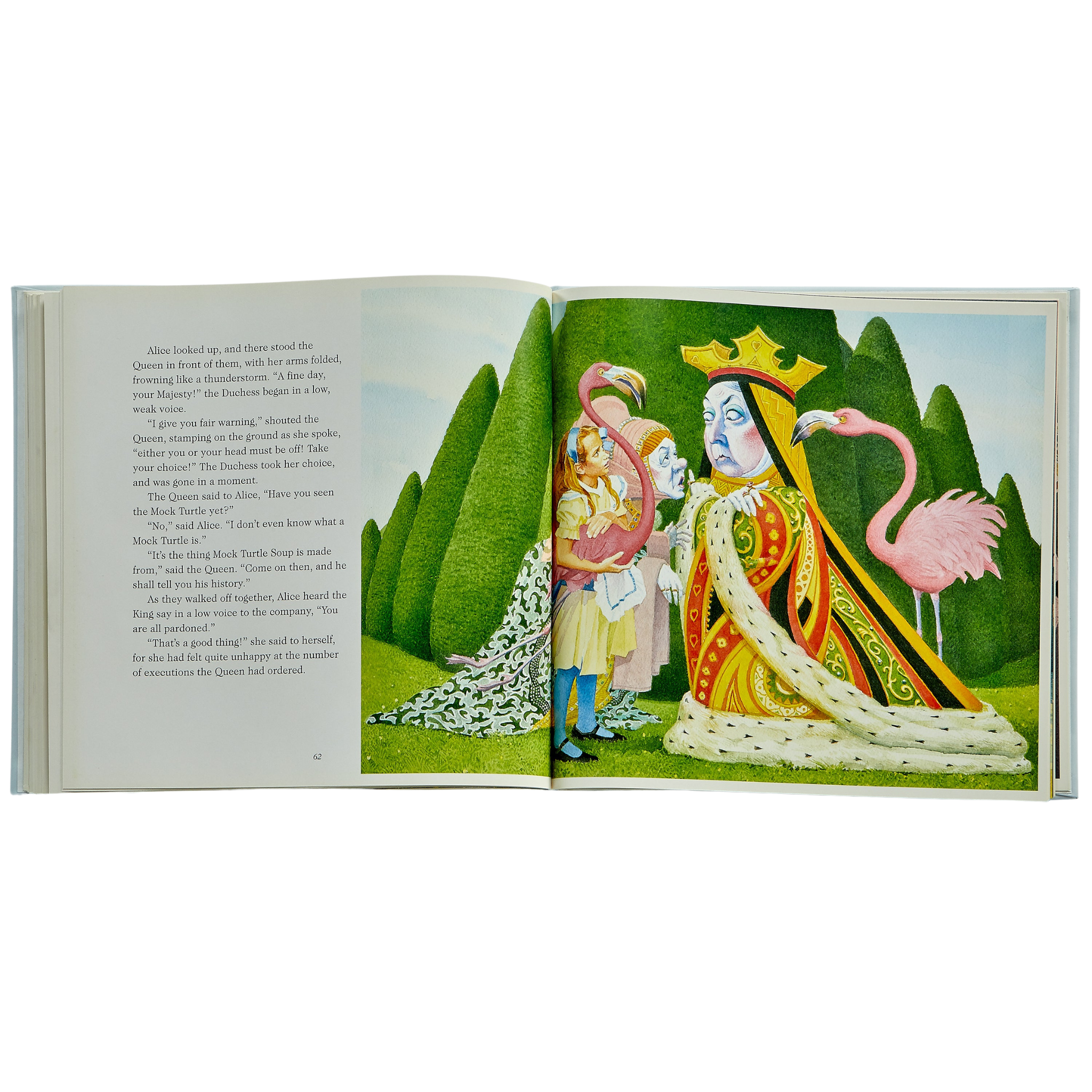 Alice's Adventures in Wonderland Hardcover Book - Premium Ice Bonded Leather Edition | Classic Fantasy Novel for Book Collectors & Literary Gifts