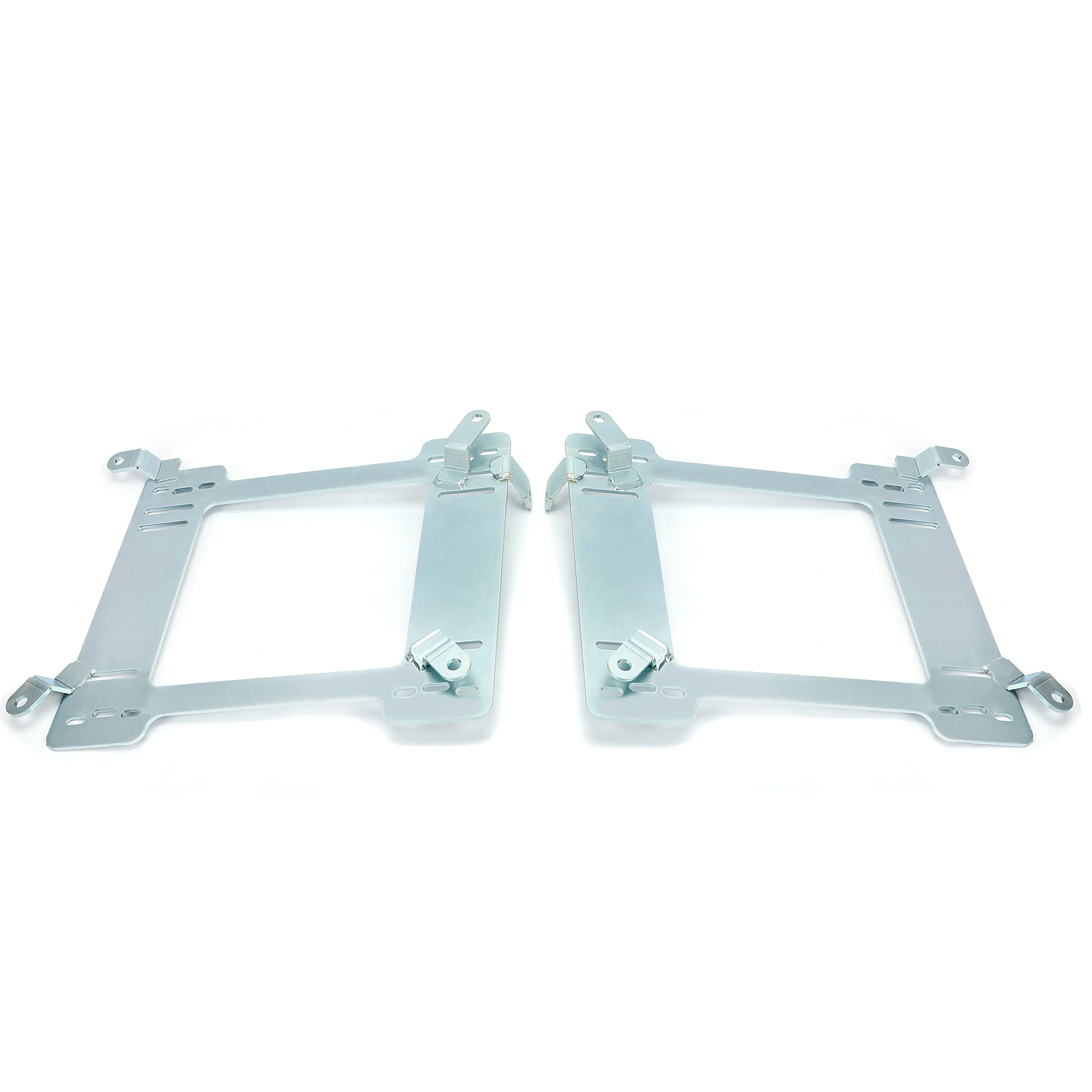 KUAFU Racing Coupe Seat Mount Bracket for 1992-1999 BMW E36 2 Door - Silver Steel Seat Mount Rail - Perfect for Track Racing & Street Performance Upgrades