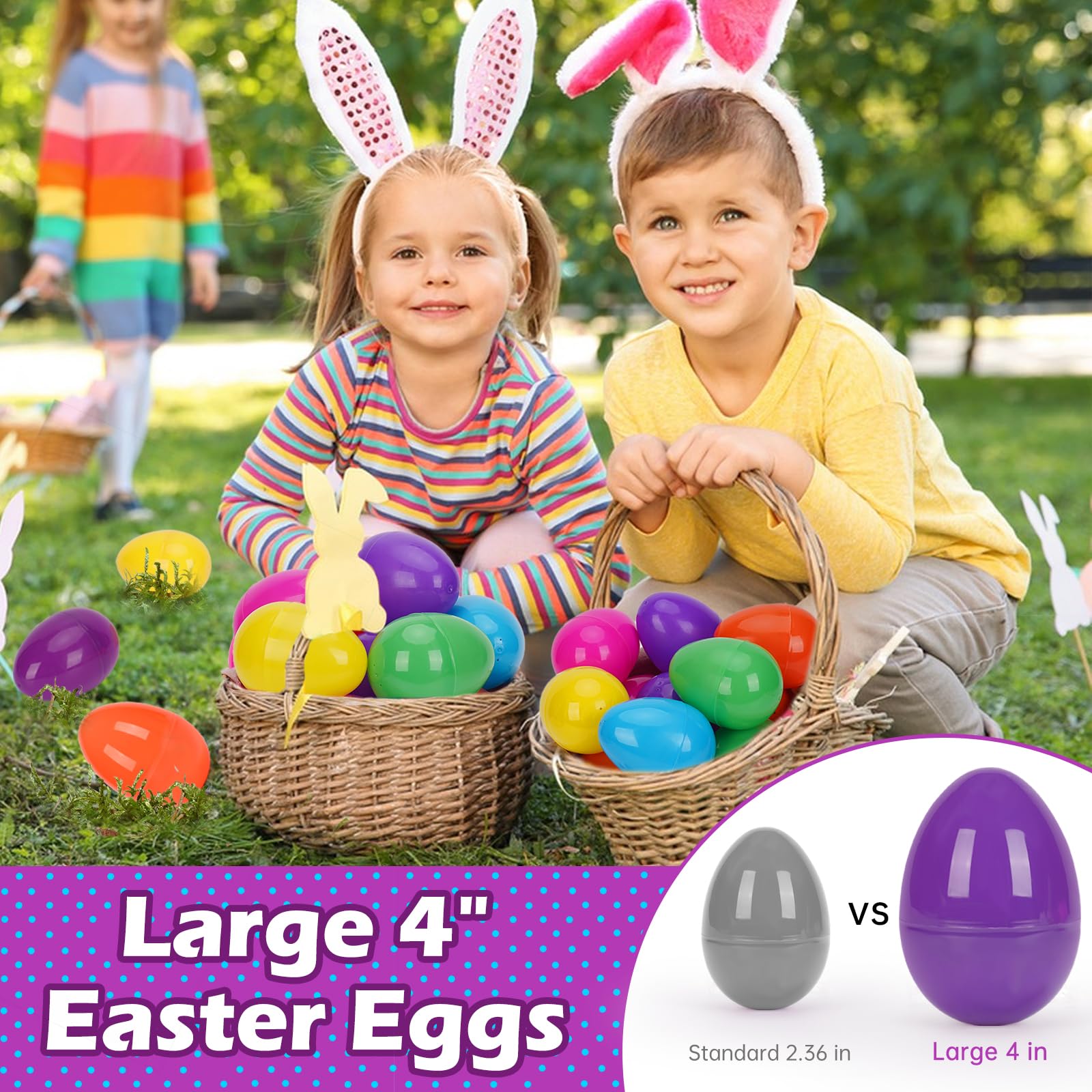 36 Pcs Plastic Easter Eggs 4