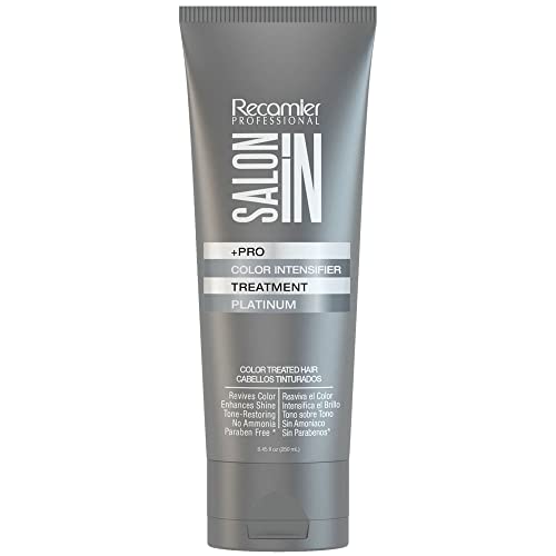 Saloon In Color Intensifier Treatment Platinum 8.45 Oz - Professional Hair Color Enhancer for Vibrant, Long-Lasting Results | Perfect for Salon Use & At-Home Hair Care