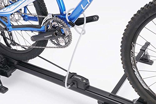 INNO INA389 Universal Bike Mount Tire Holder II Roof Rack - 1-Bike Capacity, Black - Perfect for SUVs, Trucks & Outdoor Adventures