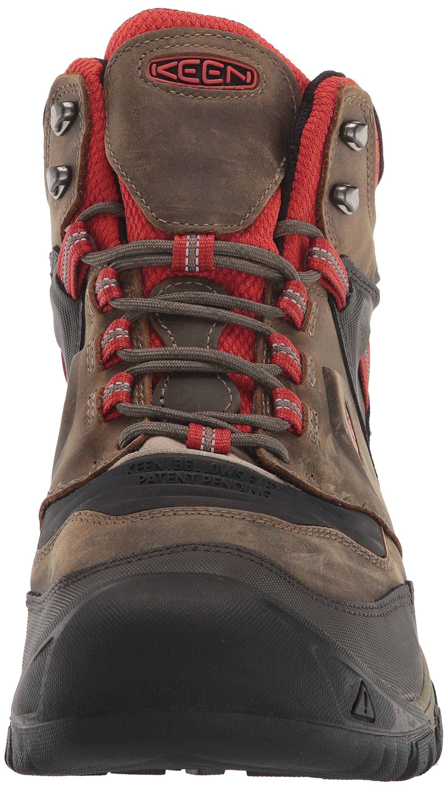 KEEN Men's Ridge Flex Mid Height Waterproof Hiking Boots - Lightweight & Durable Outdoor Shoes for Trekking, Camping & Trail Walking - Perfect for Adventurers & Hikers