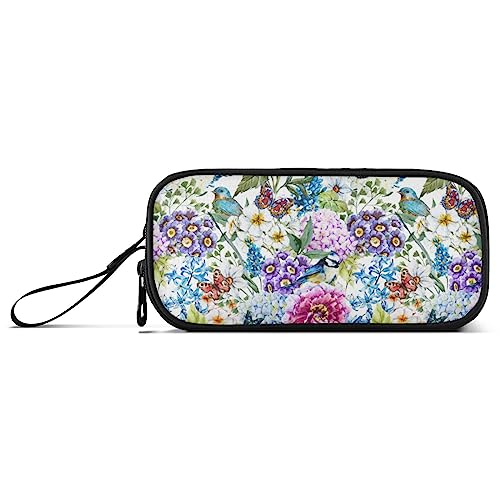 Watercolor Floral Vintage Flowers Birds
